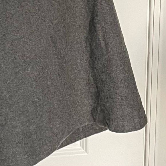 Red Envelope Dark Gray Cashmere Poncho Sweater - 47129 - Picture 9 of 16